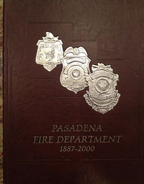 Pasadena Fire Dept book cover.jpg - Sold